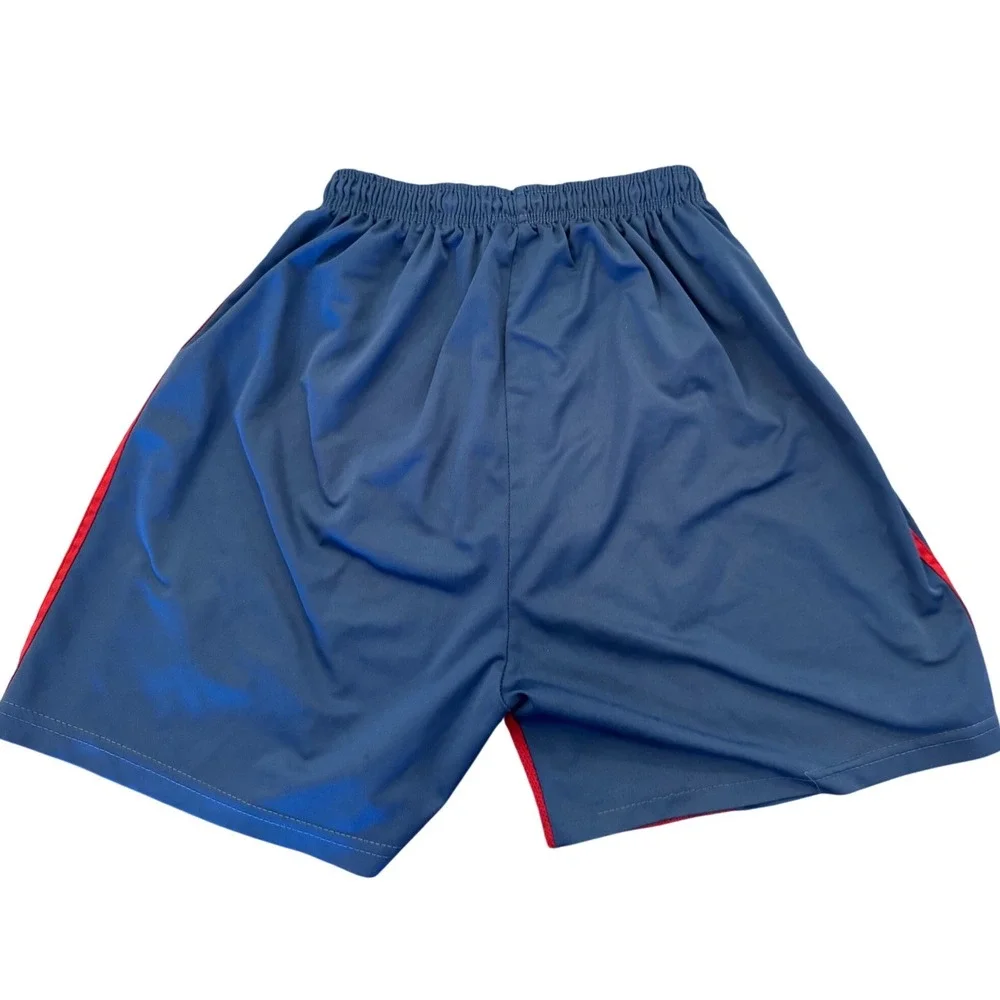 Genesis Sports FC Barcelona Soccer Shorts Blue Red Mesh Mens Uni Talla Mexico